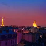 Eiffel Tower View + Terrace Saint Germain Des Pres Paris