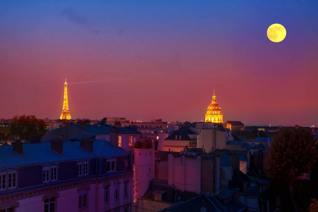 Eiffel Tower View + Terrace Saint Germain Des Pres Paris